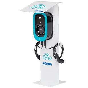 Зарядная станция Orbis VIARIS COMBI + трехфазная 2х22 кВт с кабелем Тype 2 5м