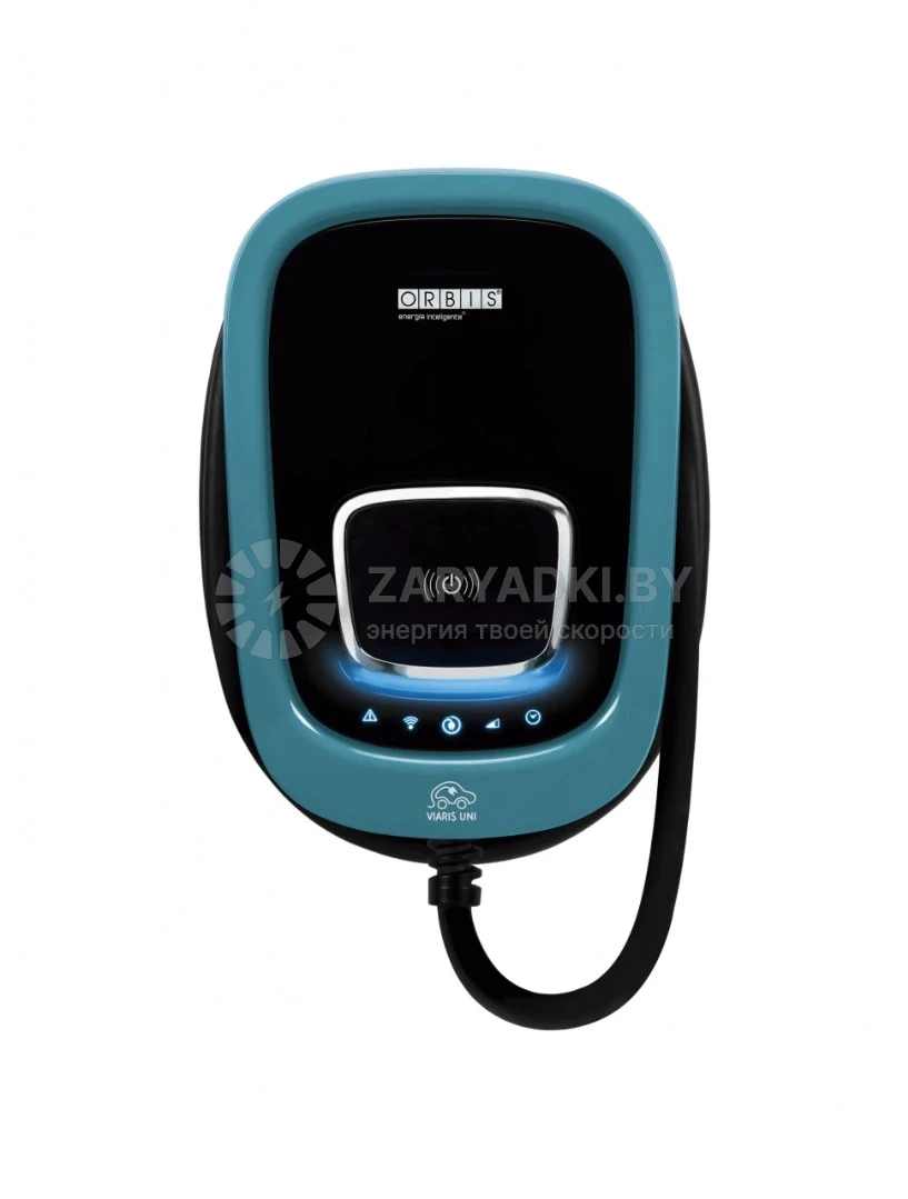 Зарядные станции для электромобилей Зарядная станция Orbis VIARIS UNI 230V однофазная 7,4 кВт с кабелем Type 2 5 м