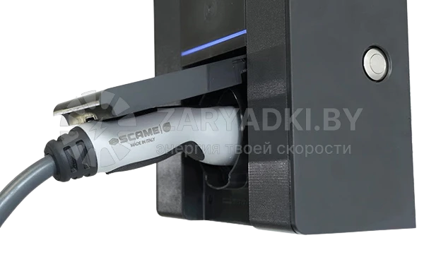 Зарядные станции для электромобилей Зарядное устройство BE-W, Тype 2, 7.4KW (32A, 230VAC 1P+N+E), с розеткой, PM, EM, LCD, антрацит, 235X370X115MM, IK08, IP54