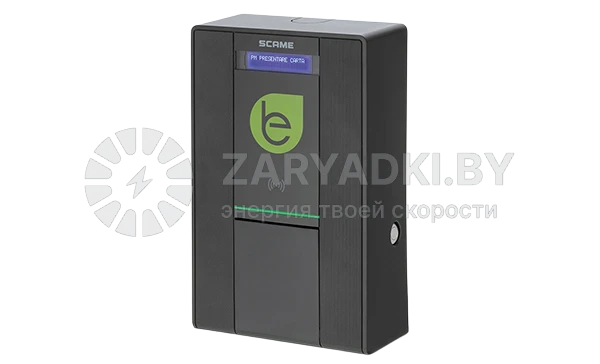 Зарядные станции для электромобилей Зарядное устройство BE-W, Тype 2, 7.4KW (32A, 230VAC 1P+N+E), с розеткой, PM, EM, LCD, антрацит, 235X370X115MM, IK08, IP54