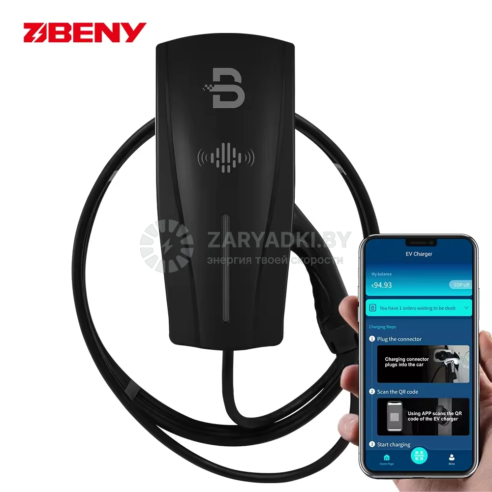 Зарядные станции для электромобилей Зарядная станция Beny BCP-A1N-L 7.4kWt T2