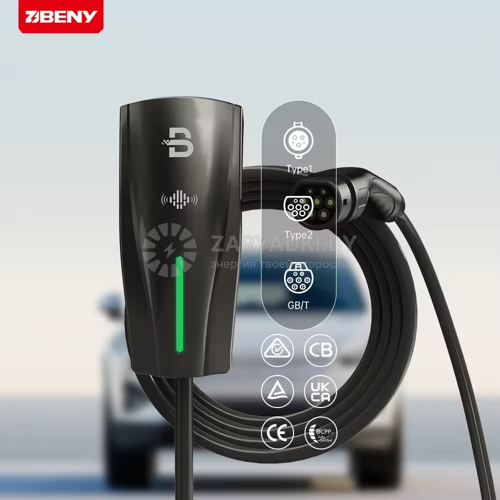 Зарядные станции для электромобилей Зарядная станция Beny BCP-AT2N-L 22 kWt GB/T