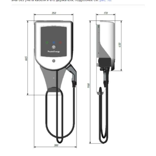 Зарядная станция Mode 3 АС 1.GM GB/T 22 кВт