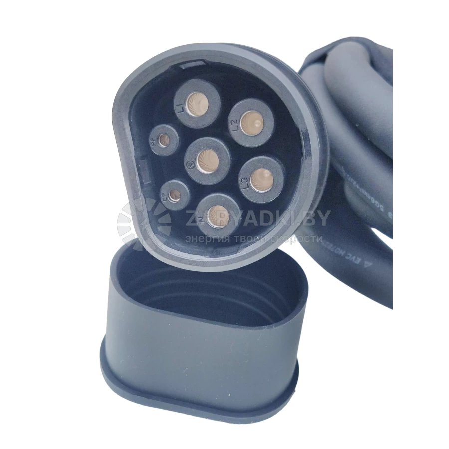 Зарядные кабели для электромобилей Зарядный кабель Auxus Type2 - Type2 (32A, 22кВт, 5метров)