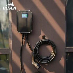 Зарядная станция Besen Wallbox 22 кВт, 32A, 3 фазы с кабелем TYPE 2 (управление со смартфона)