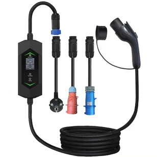 Зарядное Auxus GB/T 6-32A WiFi (7кВт, 1 фаза) Сменные вилки